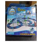 Track Car Toys, 269 PCS Racing Tracks Toy, Create A Frozen World Race Road, Flexible Tracks Playset & 2 PCS Cool Race Cars, Toddler Toys Birthday Gifts for Age 3 4 5 6 Year Old Boys Girls