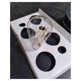 Jensense LED Edison Light Bulbs 8 Watt Dimmable 5000K Daylight White, E26 60 Watt Equivalent, Vintage Bulbs 800lm CRI 90 Clear Glass 6 Pack