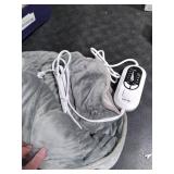 Kivik Large Weighted Heating Pad 7lbs, Extra XL Heavy Heated Blanket, Portable Small Heat Pads for Back Legs Stomach Pain Relief, Warm Christmas Women Gifts, 24x29 Inches, 7 Pounds, Grey