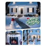 Minetom Icicle Lights Outdoor with Clips, 20ft 100 LED 20 Tubes Twinkling White Christmas String Lights, Connectable Waterproof Hanging Icicle String Light Plug in for Eave Holiday Outdoor