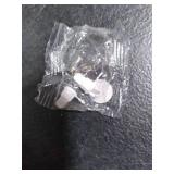 Minetom Icicle Lights Outdoor with Clips, 20ft 100 LED 20 Tubes Twinkling White Christmas String Lights, Connectable Waterproof Hanging Icicle String Light Plug in for Eave Holiday Outdoor