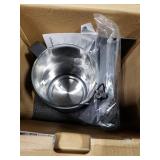 Electric Tea Kettle, INTASTING Glass Electric Kettle with tea Infuser and Precise knob temperature control, 1200W Fast Heating, BPA-Free, Easy to Clean, for Tea and coffee, 1 Liter (Dark Gray)