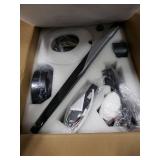 SPACORA 52 Inch Ceiling Fans with Lights, Black Ceiling Fan with Light and Remote Control, 3CCT, Dimmable, Noiseless, DC Reversible Motor, Indoor/Outdoor Ceiling Fan for Bedroom, Living Room, Patio