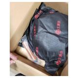 WANGYUANJI 11-Inch Carbon Steel Frying Pan with Beech Wooden Handle & Glass Lid - Physical Non-Stick, Non-Coating Skillet for Induction, Sauteing, Frying, Stir-Frying