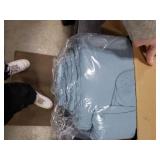 Bedsure Queen Size Comforter Set, Grayish Blue Soft Prewashed Bedding for All Seasons, 3 Pieces GentleSoft Down Alternative Bed Set, 1 Lightweight Comforter (90x90) and 2 Pillowcases (20x26)