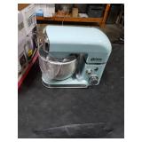 Kitchen in the box Stand Mixer,3.2Qt Small Electric Food Mixer,6 Speeds Portable Lightweight Kitchen Mixer for Daily Use with Egg Whisk,Dough Hook,Flat Beater (Blue)
