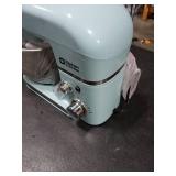 Kitchen in the box Stand Mixer,3.2Qt Small Electric Food Mixer,6 Speeds Portable Lightweight Kitchen Mixer for Daily Use with Egg Whisk,Dough Hook,Flat Beater (Blue)