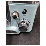 Kitchen in the box Stand Mixer,3.2Qt Small Electric Food Mixer,6 Speeds Portable Lightweight Kitchen Mixer for Daily Use with Egg Whisk,Dough Hook,Flat Beater (Blue)