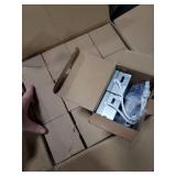 Ensenior 24 Pack 3 Inch LED Recessed Ceiling Light, Dimmable, 2700K-5000K 5CCT, 500LM 6W 120V, High Brightness Dimmable Canless Wafer Downlight - ETL&FCC&IC