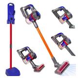 BAYMI 3-in-1 Kids Vacuum That Really Works - Toddler Vacuum Cleaning Toy Set, Kids Working Play Vacuum Cleaner with Real Suction, Montessori Housekeeping Toy for Toddlers 3 4 5 6+