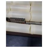 YOROXRG Set of 24 Waterproof Outdoor Flameless Candles, LED Candles with 4 Remote and Timer,(H 4 5 6 x D 2.2),for Christmas,Halloween,Wedding,Festival