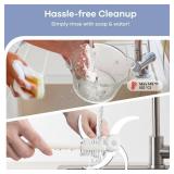 GANIZA Food Processors, Electric Chopper with Meat Grinder & Veggie Chopper - 2 Bowls (8 Cup+8 Cup) with Powerful 450W Copper Motor