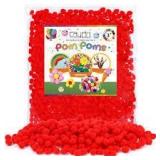 Caydo Red Pom Poms Craft Supplies
