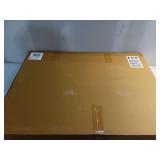 24" x 36" Infinity Mantle Wall Mirror Black - Threshold: Rust-Resistant, Rounded Top, Wall Mount - Retail: $90