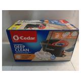 O-Cedar EasyWring Deep Clean Microfiber Spin Mop with Bucket System and 1 Extra Mop Head Refill