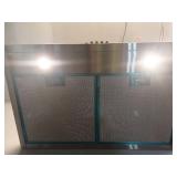 Vissani Siena 30 in. 350CFM Convertible Pyramid Wall Mount Range Hood in Stainless Steel with Charcoal Filter and LED Lighting - Retail: $299