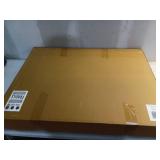 24" x 36" Infinity Mantle Wall Mirror Black - Threshold: Rust-Resistant, Rounded Top, Wall Mount - Retail: $90