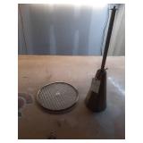 Round Accent Side Table Glass/Brass - Hearth & Hand with Magnolia (See Details) - Retail: $130