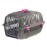 Ferplast Jet Pet Carrier: Value Dog Carrier Suitable for Toy Dog Breeds & Small Cats  18.51L x 12.6W x 11.42H  Fuchsia