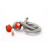 LOCO 5/8 in. H Pressure Steel-Braided Regulator Hose