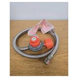 LOCO 5/8 in. H Pressure Steel-Braided Regulator Hose