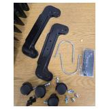 KONWIN 1500-Watt Black Indoor Electric Oil-Filled Radiator Convection Radiant Space Heater with Remote Control for Living Space - Retail: $99