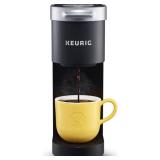 Keurig K-Mini Single Serve K-Cup Pod Coffee Maker, 6 to 12oz Brew size, with Cord Storage, Perfect for Small Spaces, Black (MISSING DRIP PAN) - Retail: $59