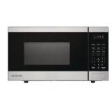 Vissani 0.9 cu. ft Countertop Microwave Oven in Fingerprint Resistant Stainless Steel (See Details)- Retail: $79