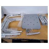 Medline Backless Shower Chair with Arms - 350 lb. capacity, Bench, Stool, Seat for Elderly, Seniors Independent Adult and Disabled Adults