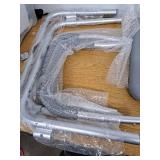 Medline Backless Shower Chair with Arms - 350 lb. capacity, Bench, Stool, Seat for Elderly, Seniors Independent Adult and Disabled Adults