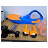 Lil Rider Ride on Toy  Ride on Wiggle Car by Lil  Rider - Ride on Toys for Boys and Girls  2 Year Old And Up  (Blue and Orange)