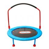 Little Tikes Light Up Easy Store 3-Foot Trampoline  with Hand Rail  Blue - Retail: $99