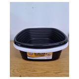 Arm & Hammer Sifting Cat Litter Box 2 Open Top Plastic Cat Litter Pans and Cat Litter Tray  Large  white