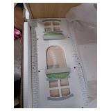 ROBOTIME Wooden Dollhouse, Wooden Doll House with 29 Pieces of Furniture, 6 Rooms Fits 4-6 Inch Dolls, Gift for Kids Ages 3+ - Retail: $97