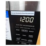 Vissani 19 in. 0.9 cu. ft. 900-Watt Countertop Microwave Oven in Stainless Steel with Convection and Air Fry - Retail: $109