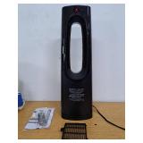 Lasko Bladeless 1500-Watt 28 in. Electric Oscillating Tower Ceramic Space Heater with Remote Control - Retail: $82