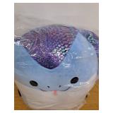 Squishmallows Original 14in Suzmac The Blue Cobra with Iridescent Scale Back  Official Jazwares Plush