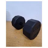 CAP SDR6BIS-040 40 Lb 12 Sided Black Coated Dumbell - Retail: $60