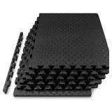 Eva Interlocking Foam Mat 1" Set of 6 24" x 24"