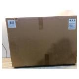 24" x 36" Infinity Mantle Wall Mirror Black - Threshold: Rust-Resistant, Rounded Top, Wall Mount - Retail: $90