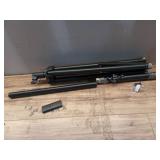 Tradesman 1500-Watt Electric Indoor/Outdoor Quartz Infrared Portable Space Heater w/Tripod Wall and Ceiling Mount, Black (Doesn