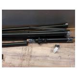 Tradesman 1500-Watt Electric Indoor/Outdoor Quartz Infrared Portable Space Heater w/Tripod Wall and Ceiling Mount, Black (Doesn