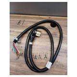 6 ft. 6/4 50 Amp 4-Prong Range Power Cord, Black