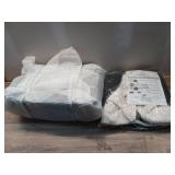 Memory Foam Filled Bean Bag Chair with Corduroy Cover Cream - Room Essential- Retail: $85