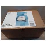 Memory Foam Filled Bean Bag Chair with Corduroy Cover Cream - Room Essential- Retail: $85