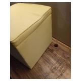 Single Storage Dorm Ottoman Yellow - Room Essential Fully Assembled