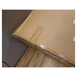 Office Chair Bonded Leather Black - Room Essentials: Ergonomic Swivel, Adjustable Height, Foam Padding - Retail: $75