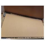 Wood and Metal Dorm Writing Desk with Storage Natural - Room Essentials - Retail: $85