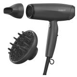 Conair Radiance Boost Hair Dryer with Nano-Quartz Technology, Diffuser & Concentrator