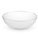 Carlisle FoodService Products 721507 Round Pebbled Salad Serving Bowl, 11 Quart, Clear